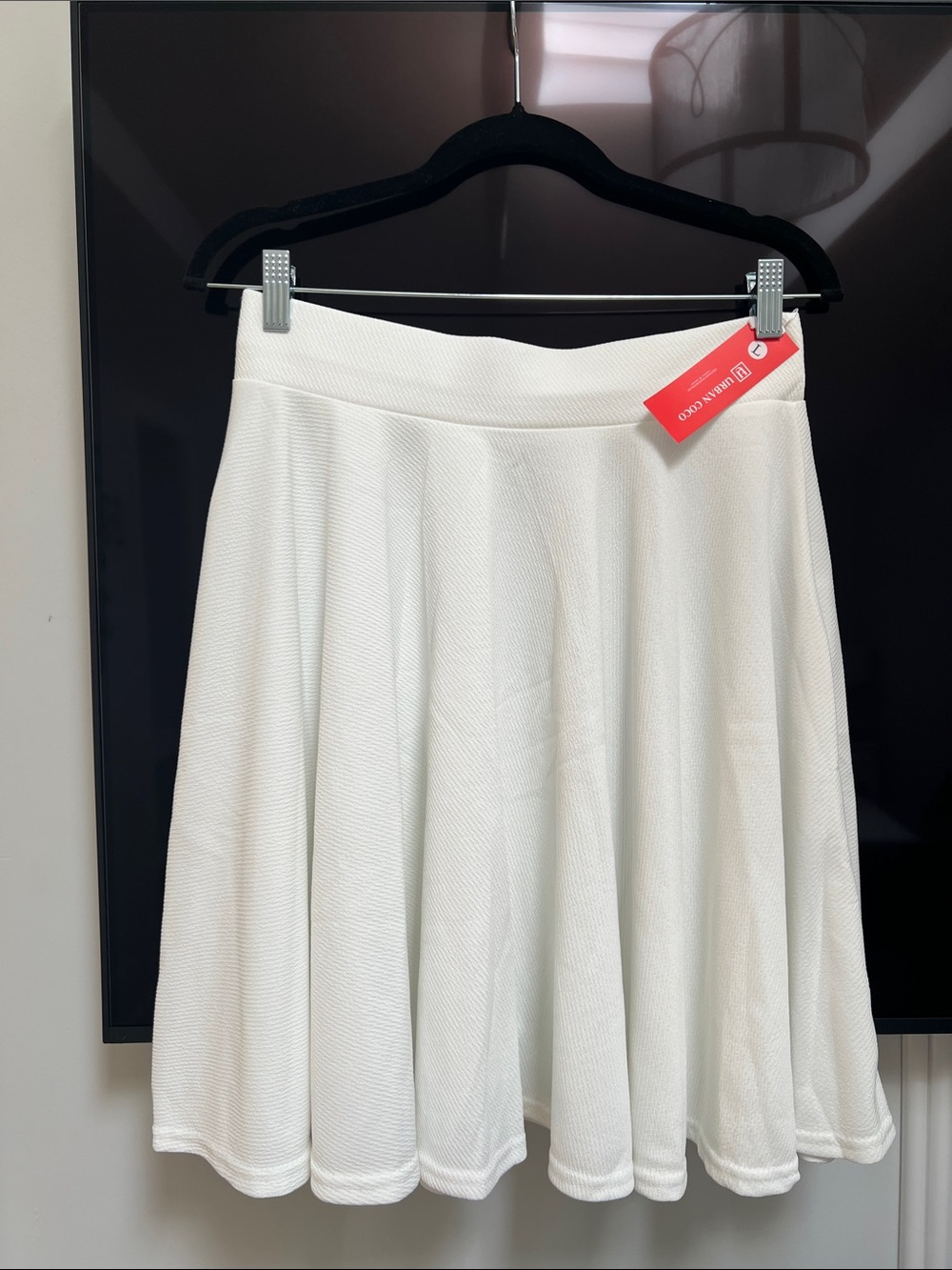 White A-Line Skirt NWT